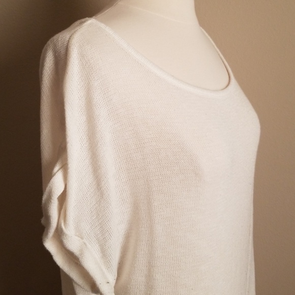 Off white short sleeve sweater - Picture 5 of 6